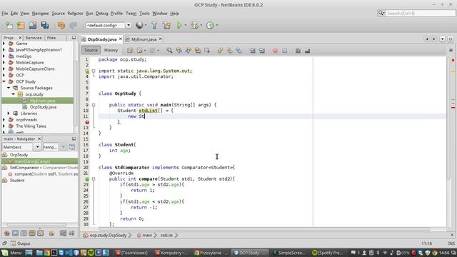 Java: comparator interface смотреть онлайн