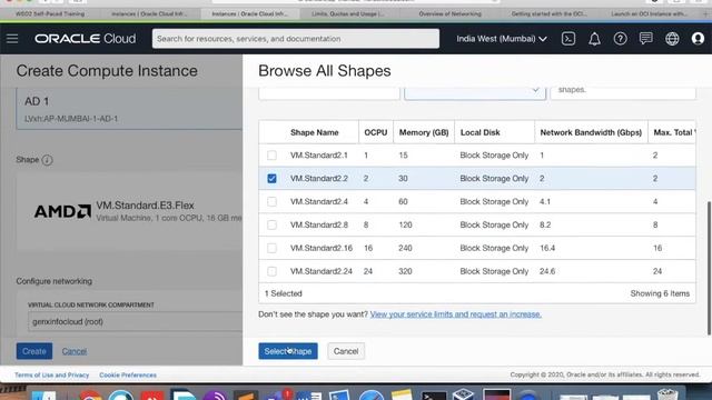 Oracle Cloud Infrastructure- Create VCN +New Compute Instance Ubuntu смотреть онлайн