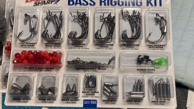 Eagle Claw Bass Rigging Kit for $10.00 at Walmart смотреть онлайн