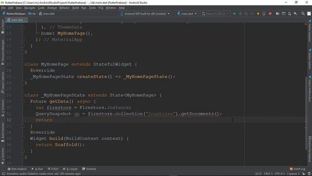 3. How to fetch data from firebase with FutureBuilder flutter