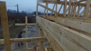 Проект каркасной дачи для зимы / Обзор на дом 5 на 8 метров