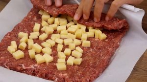 Рулет из фарша. Блюдо из говядины для ужина