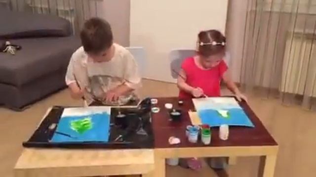 Мастер класс акриловыми красками для детей смотреть онлайн