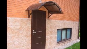 Козырёк над крыльцом своими руками