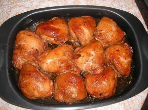 Как приготовить куриные бедра.