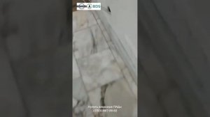 Восстановление блеска мраморного пола