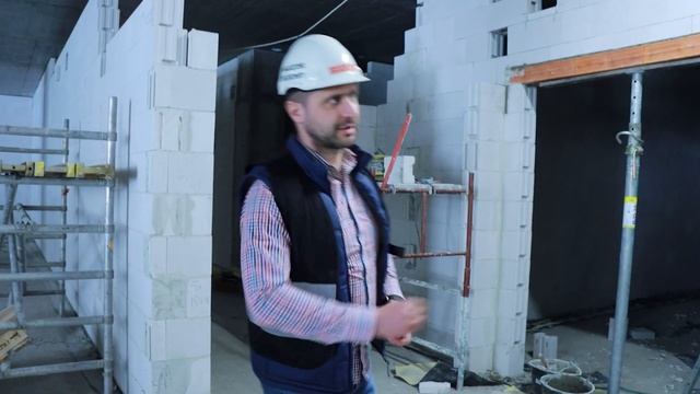 Стройка в Польше. Закрытая Экскурсия по объекту. Каменная кладка смотреть онлайн