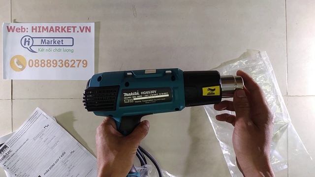 2000W Máy thổi hơi nóng Makita HG6530V, MUA NGAY 0911278855, HIMARKET.VN смотреть онлайн