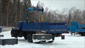 Бортовой автомобиль УСТ-54532 Урал 4320 с КМУ ИМ-95