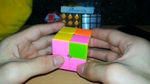 Лёгкий способ как собрать кубик рубика 2x2. Обучалка!