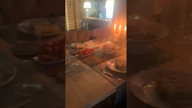 Наш обед с лазаньей. Today's dinner with lasagna. смотреть онлайн