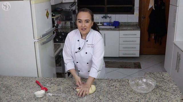 Canudo de Creme | Pãozinho doce c/ recheio de creme patissiere | Receita Sandra Dias