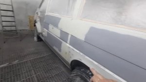 Покраска WV Т4 целиком часть 2