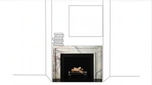 5 вариантов развески картин над камином. 5 ways to hang artworks above the fireplace.