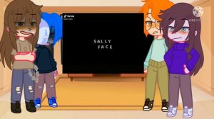 •sally face reagindo ao jogo •|gacha club•