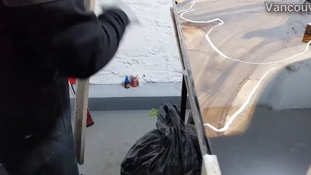 Vancouver - Авторский стол #слэб #столрека #river_table #tish #epoxyresin #slab #furniture #worksho смотреть онлайн