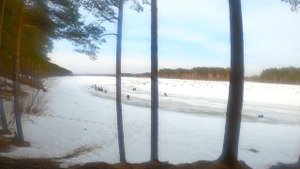 Река Чусовая в апреле, весна, лед.mp4