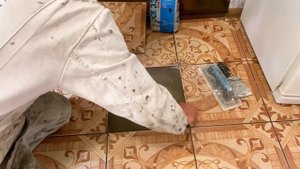 Замена одной плитки без долбления
