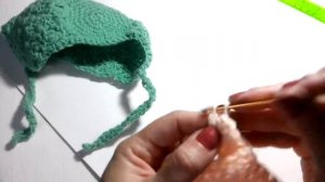 МК . Вязание крючком. Детский чепчик. Легко.