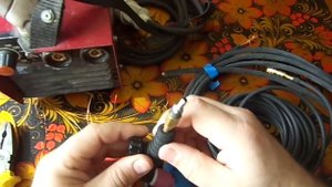 Аргоновая горелка с вентилем WP-9V +самодельный шланг пакет.