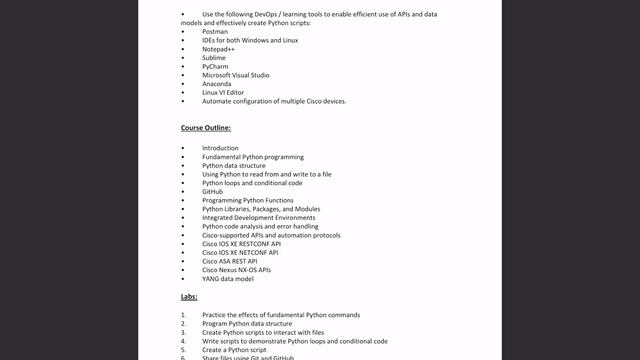 Python Programming for Network Engineers (Network Automation Training) by PyNet Labs смотреть онлайн