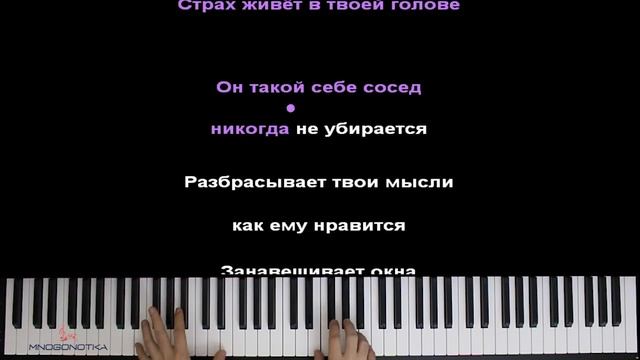 @VideoPhoenix - Не паникуй ● караоке | PIANO_KARAOKE ● ᴴᴰ + НОТЫ & MIDI