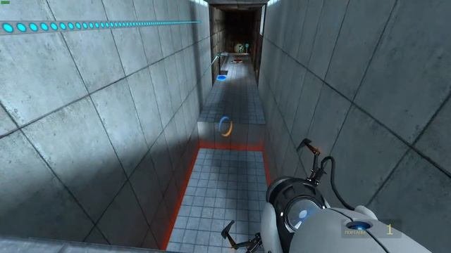 Portal (головоломки. минимум порталов камера 14)