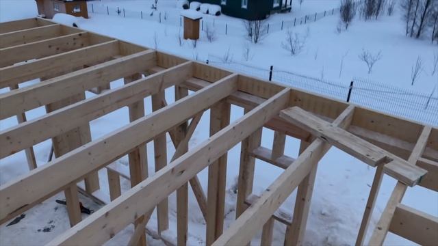 Каркасный дом 110 кв.м.5 - 10 день стройки.Поэтапное строительство каркасного дома.Каркасный дом 6х