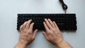 КРУТАЯ РЕТРО КЛАВИАТУРА. Как сделать чтобы клавиатура светилась. Компьютерная клавиатура раскладка.