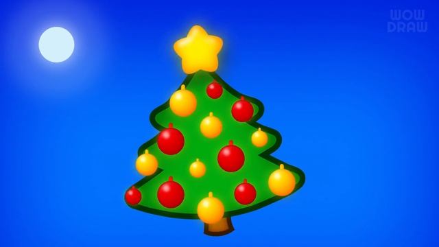 Christmas Tree & Santa Claus drawing | Happy New Year! смотреть онлайн