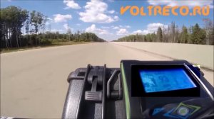 Электровелосипед развил скорость 109 км в час!