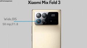 VIVO X Fold 2 vs Xiaomi Mix Fold 3 vs Galaxy Z Fold 5 || Comparison