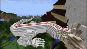 white dragon minecraft (Белый дракон майнкрафт)