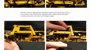 Manual Instruction for LEPIN LEDLIGHT Remote-Controlled VOLVO L350F Wheel Load 20006