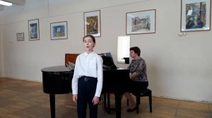 "Майский день" муз. Ц. Кюи, сл. А. Плещеева
