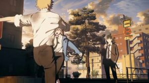 Пауэр и Денжди танцуют под хард бас аниме человек бензопила (chainsaw man)