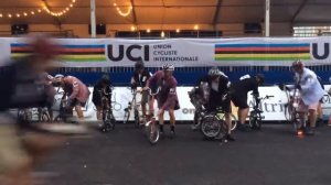 Start of the Brompton World Championship in Richmond