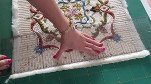 Секрет люрекса. Обрезка работы.