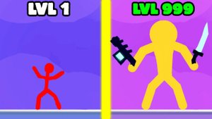 ЭВОЛЮЦИЯ СТИКМЕНА, ЧТОБЫ УБИТЬ ВСЕХ И БЫТЬ САМЫМ СИЛЬНЫМ В МИРЕ! ДРАКИ СТИКМЕНОВ В STICK FIGHT