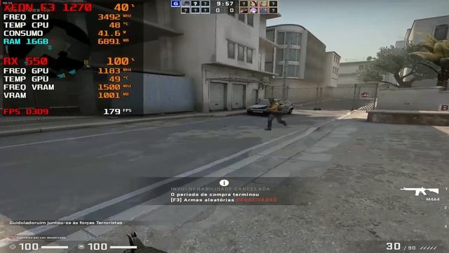 CSGO - RX 550 4GB GDDR5 | XEON E3 1270