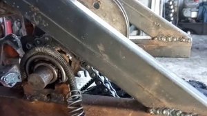 ⚙️САМОДЕЛЬНЫЙ МОПЕД С МОТОРОМ ОТ 2СД ПЕРВЫЙ ВЫЕЗД