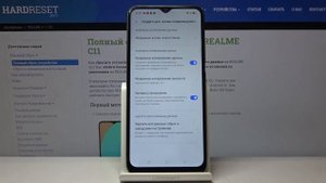 Как стереть контакты и историю вызовов на Realme C11?