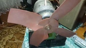 Пуск однофазного двигателя через магнитный пускатель. Вентилятор из двигателя АОЛБ-22-4.