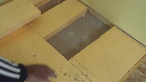 Утепление пола дачного садового домика для прислуги.