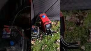 Китайская автономка ( сухой фен) в зимней палатке