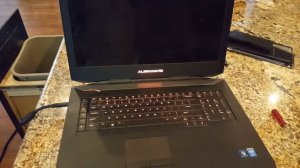 Alienware 18 beeping and no display on startup