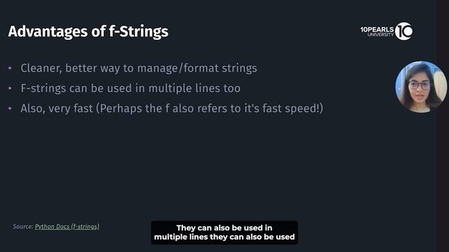 What are F- Strings in Python | Free Online Course
