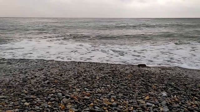 Прибой черного моря. Мамайка, ноябрь. смотреть онлайн