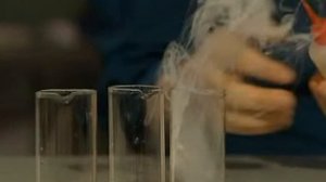 Взаимодействие аммиака с концентрированными кислотами азотной, соляной, серной