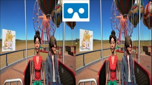 Planet Coaster 3D video SBS VR box google cardboard 2